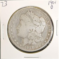 1901 O Morgan Silver Dollar