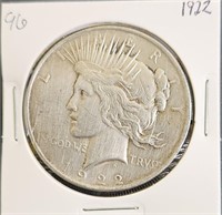 1922 Peace Dollar