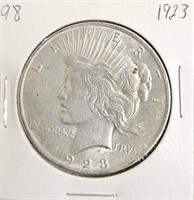 1923 Peace Dollar