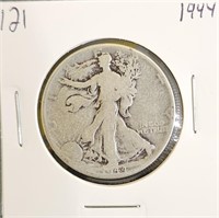 1944 90% Silver Walking Liberty Half Dollar