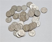 $10 Roll Of 25 cent Mexican Coins