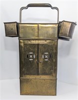 Chinese Brass Noodle Cart