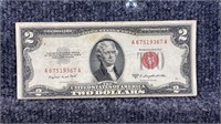 1953B $2 Red Seal Bill