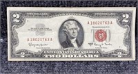 1963A $2 Red Seal Bill