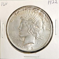 1922 Peace Dollar