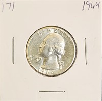 1971 90% Silver Washington Quarter