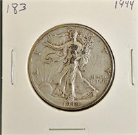 1944 90% Silver Walking Liberty Half Dollar