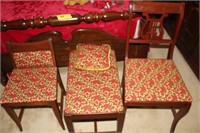 chair/stool set w pillow