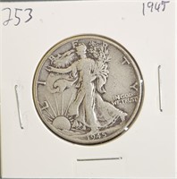1965 90% Silver Walking Liberty Half Dollar