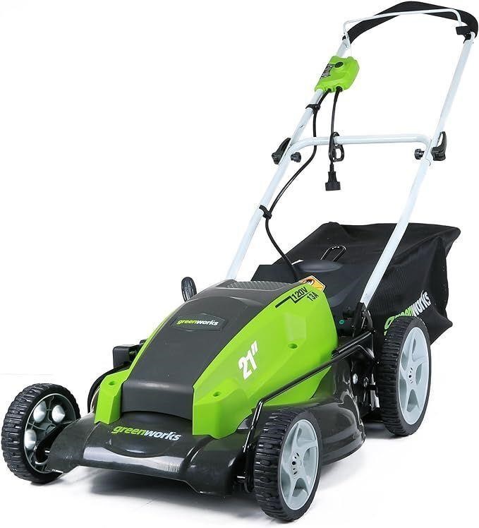 Greenworks 21-In 13 Amp Corded Electric Lawn Mower