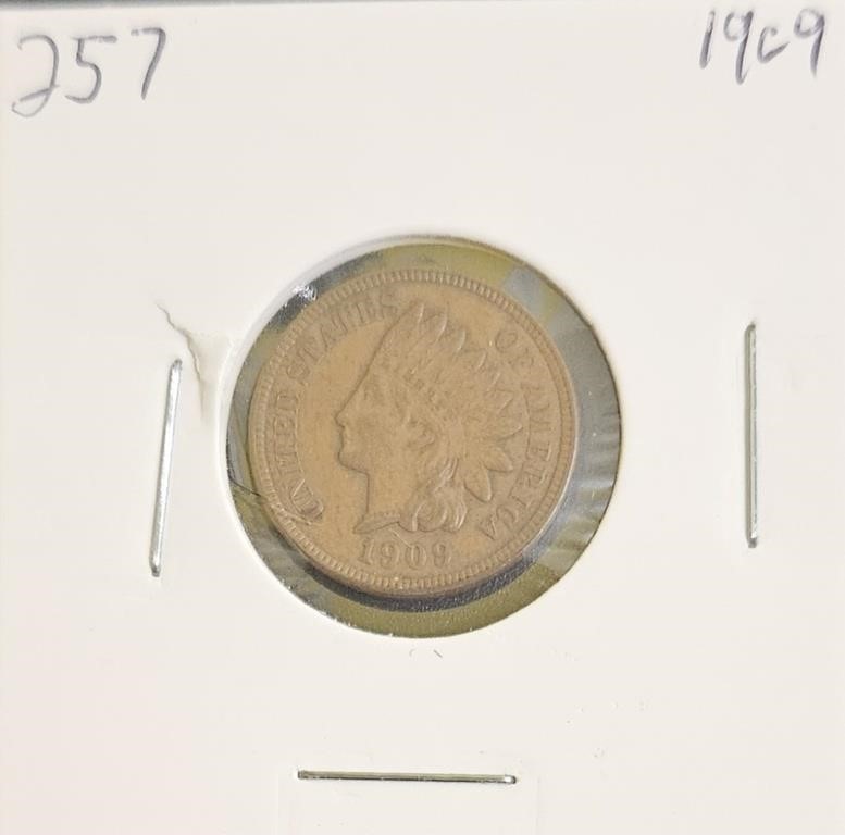 1909 United States Indian Head Penny