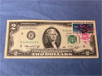 Uncirculated 2$ bill