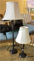 Matching pair of multi sized table lamps with