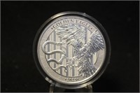 1oz .999 Pure Silver Golden Eagle Round