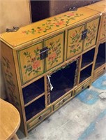 Reproduction wall mount/table top accent cabinet