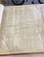 Bound antique newspapers - Manchester Guardian -