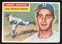 1956T #79 Sandy Koufax "White Back" Baseball Card
