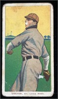 1909 T206 White Border Bill Graham Tobacco  Card