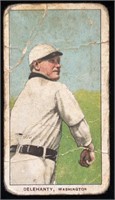 1909 T206 White Border Jim Delehanty Tobacco Card