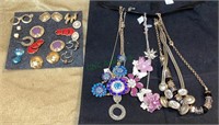 Costume jewelry lot includes beautiful