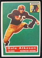 1956T #109 Dale Atkeson SP Football Card