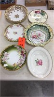 Assort painted bowls,plates