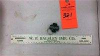 W.P. Balsley Implement co. Ruler , Morrisonville