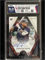 2021 Topps Christian Pache Signed Card #TA-CP /199