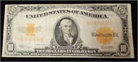 Series of 1922 Large $10.00 Gold Certificate