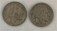 1930 & 1931S Buffalo Nickels