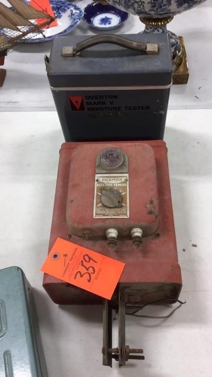 Vintage Overton grain moisture tester, Parmak