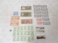 Foreign Currency, 2-Old Logging Pics, Gift Stars