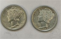 1919 & 1920S Mercury Dimes