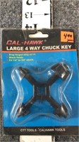 large 4 way chuck key