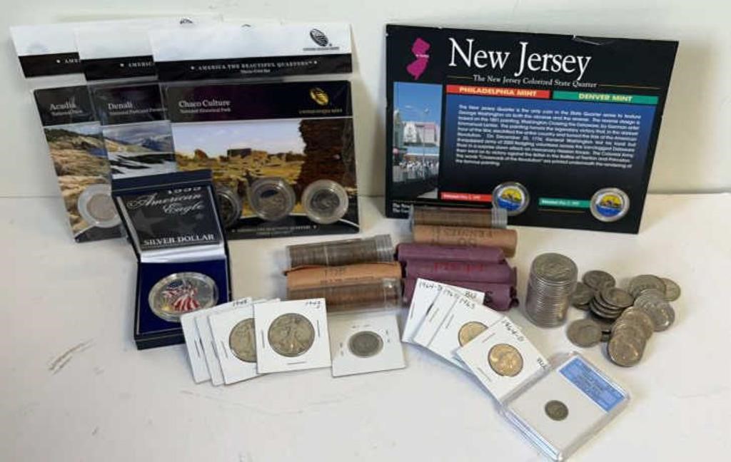 Lot Asst Coins to include Silver