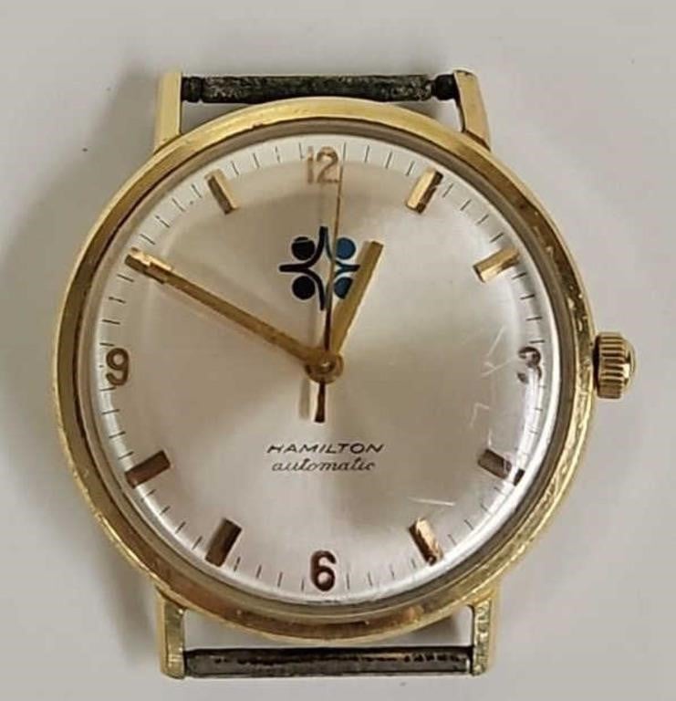 Hamilton Automatic 14KT Gold Men's Wrist Watch