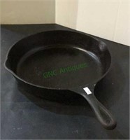 Wagner skillet measuring 2 1/4 inches tall with