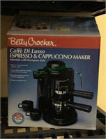Betty Crocker espresso and cappuccino maker