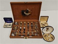 Jewelry Box of Vintage Men's Jewelry