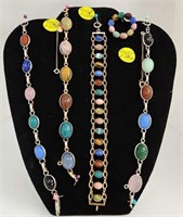 (5 pcs) Vintage Scarab Jewelry