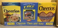 Collector series Cheerios cereal boxes for the