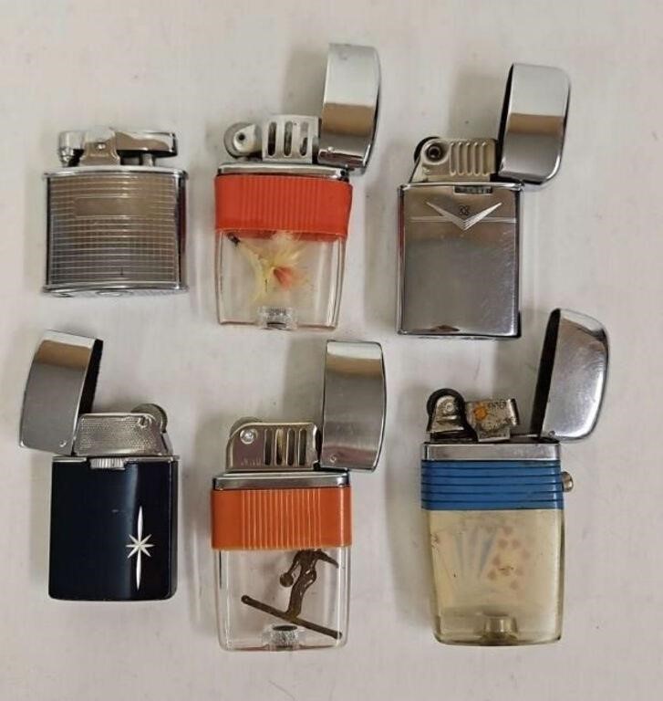 (6) Vintage Cigarette Lighters
