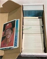 Sports cards - collection of large trading cards -