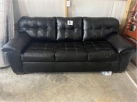 Faux Leather Sofa