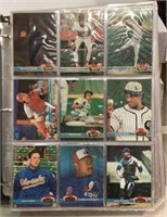 Sports cards - binder full of 1991 Topps Stadium