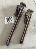Rigid 24" & 18" Pipe Wrenches