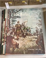 The Iron Worker magazine 1960/1962 - lot of nine