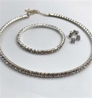 Swarovski elements 3 piece jewelry set