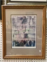 Signed and numbered print of the wailing wall -