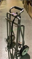 Foldable luggage or small hand cart with bungee